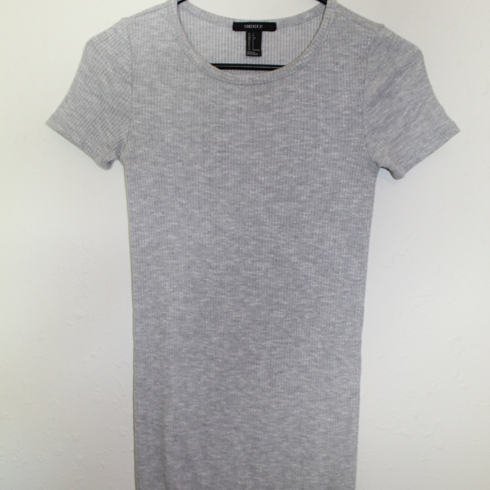 Gray forever 21 mini dress